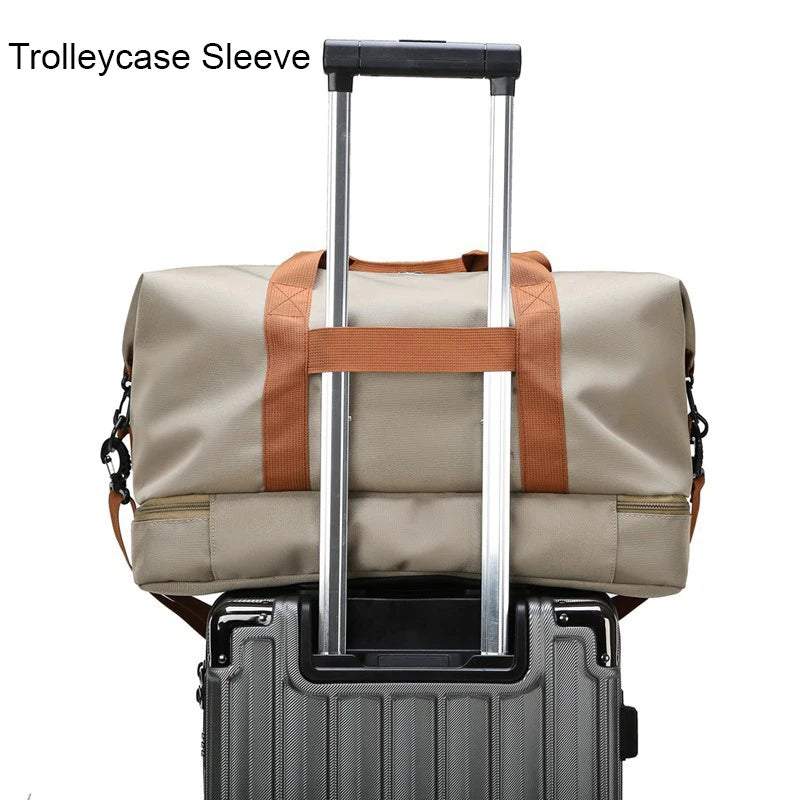 Travel Gym Bag Short-distance Luggage Portable Fitness Bags Shoulder Crossbody Chest Bag Handbags Duffle Carry On Weekender Bag-EXPROTAS