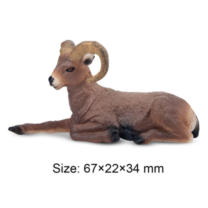Toymany Simulation Cougar Wildlife Animal Model Mini Figures Figurines