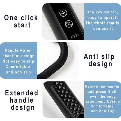 Smart Fascia Gun Electric Massager Handheld Deep Tissue Muscle Hammer 2025