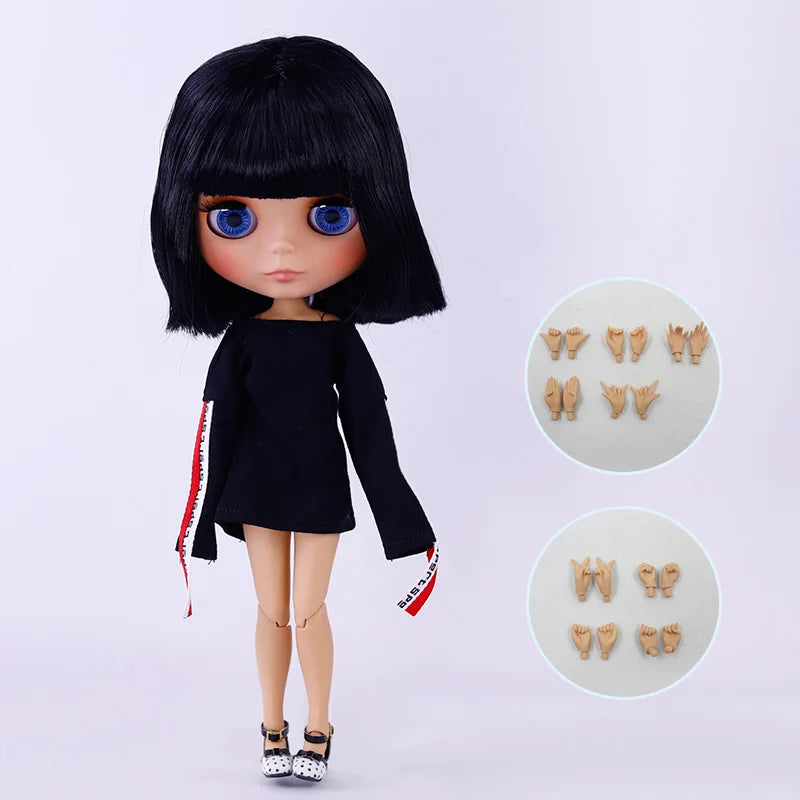 ICY DBS Blythe Doll Tan Skin Matte Face 1/6 BJD Joint Body Neo BL2240