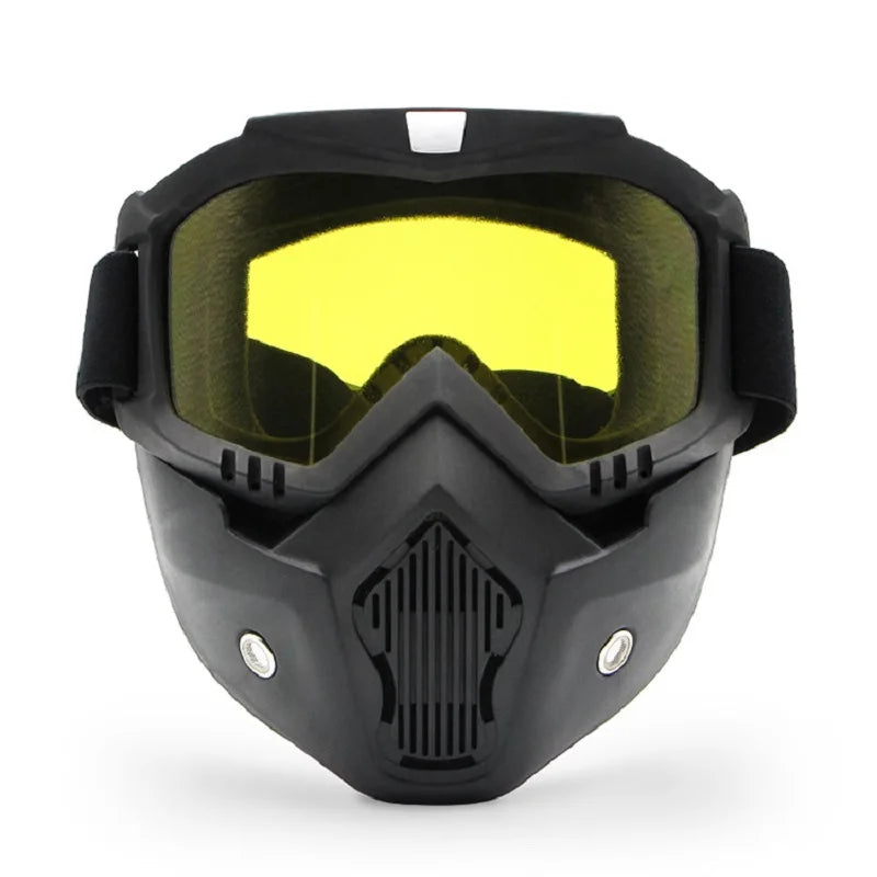 Protective Motorcycle Face Mask Goggles Tactical Riding Motocross Accessories