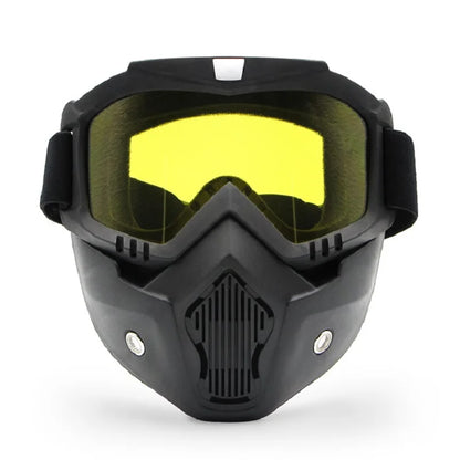 Protective Motorcycle Face Mask Goggles Tactical Riding Motocross Accessories