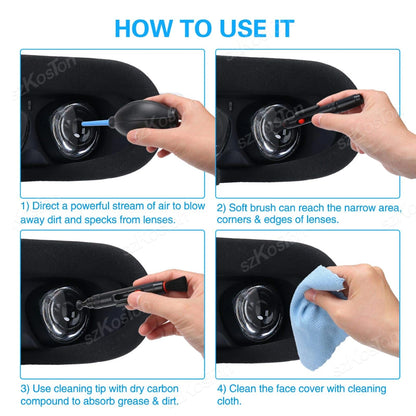 Universal VR Headset Cleaning Pen Anti-Scratch Optical Lens for Quest PSVR2