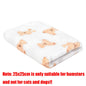 Pet Mat Warm Soft Fleece Blanket for Dog Cat Paw Print Bed