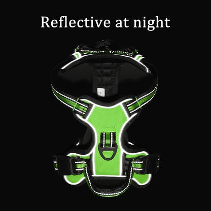 Dog Harness Adjustable Reflective No Pull Vest for Large Medium Small Dogs