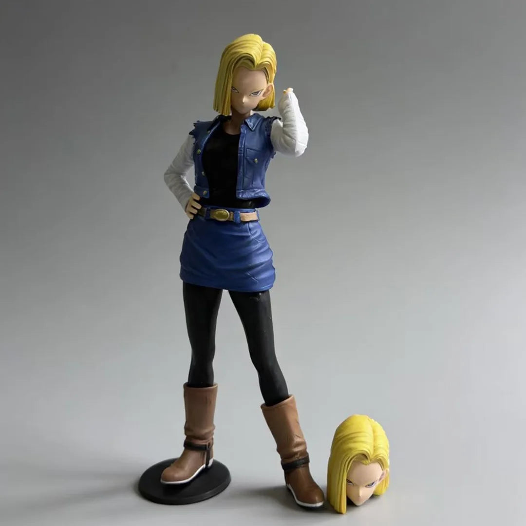 26cm Dragon Ball Z Android 18 Figure PVC Anime Action Statue Model Toy