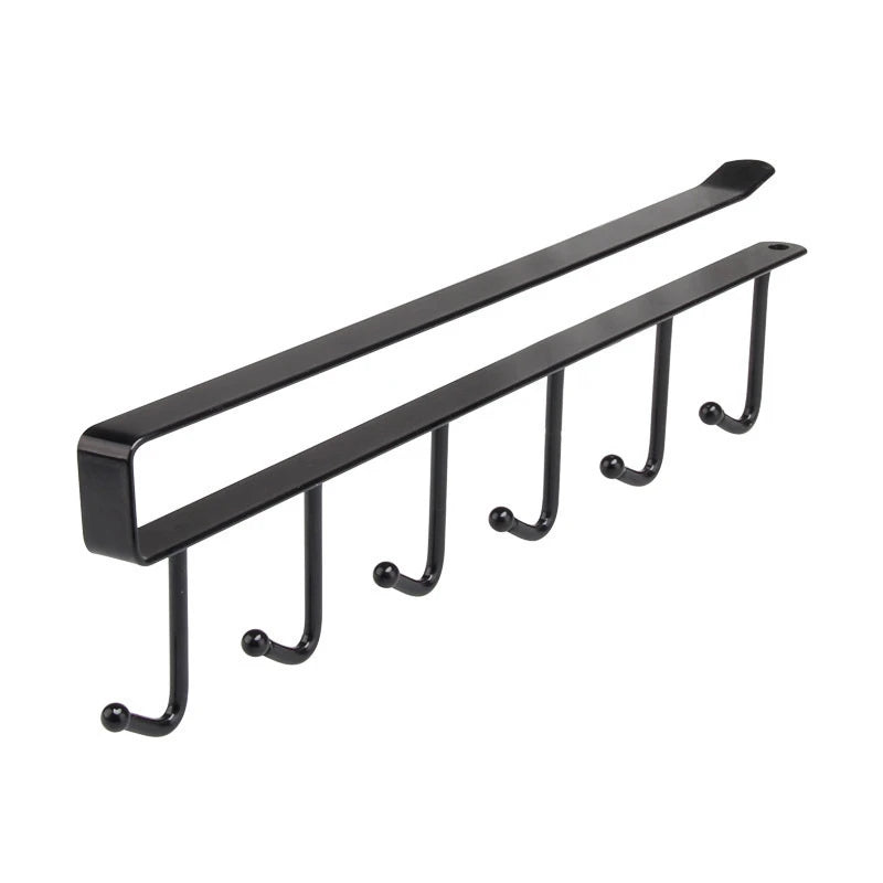 Under Shelf Hooks Mug Holder Kitchen Cup Rack Metal Storage Organizer