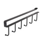 Under Shelf Hooks Mug Holder Kitchen Cup Rack Metal Storage Organizer