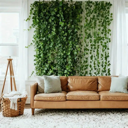 24PCS Artificial Greenery Vine Ivy Garland Wedding Wall Decor 19m