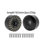 Brass Wheel Hex Hub Adapter for 1.9/2.2 Beadlock RC Crawler Axial SCX10 TRX4 TRX6 - EXPROTAS