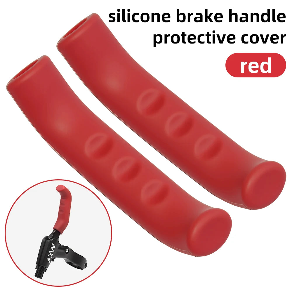 2Pcs Brake Handle Cover Grips Silicone Mountain Bike Handlebar Accessories
