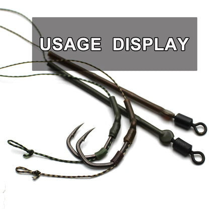 20m Carp Soft Hooklink Braid Line 15/25/35lb Uncoated Hair Rig Tackle
