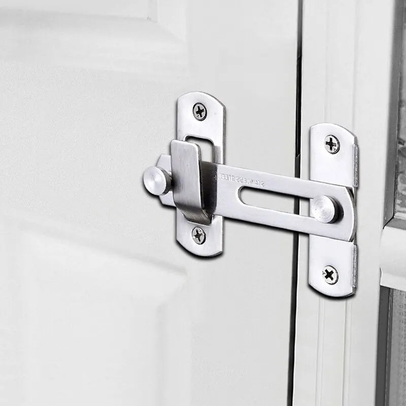 Barn Door Latch Sliding Right Angle Bolt Wine Cooler Closet Baby Safety