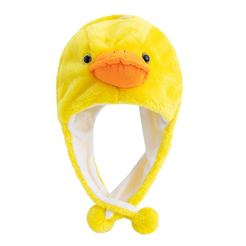 Unisex Funny Bulls Head 3D Animal Decorative Hat Winter Cap for Adults