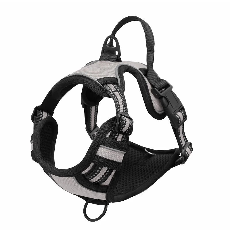 No Pull Dog Harness Adjustable Reflective Padded Handle for Large Dogs