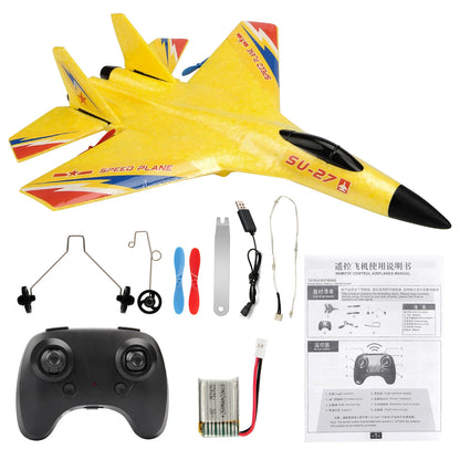 RC Plane SU-27 Aircraft Remote Control Helicopter 2.4G Airplane EPP Foam RC Vertical Plane Children Toys Gifts-EXPROTAS