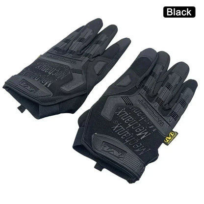 Full Finger Gloves Black Protective Work Cycling Mittens 1 Pair EXPROTAS