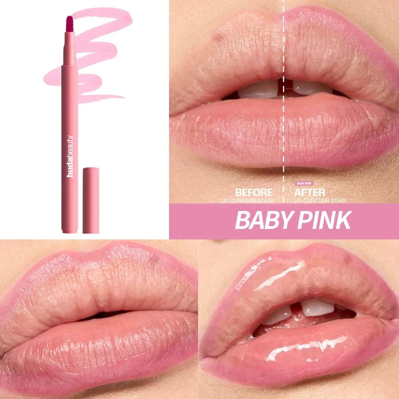 Nude Matte Waterproof Lip Liner Pencil Velvet Long Lasting Makeup for Woman
