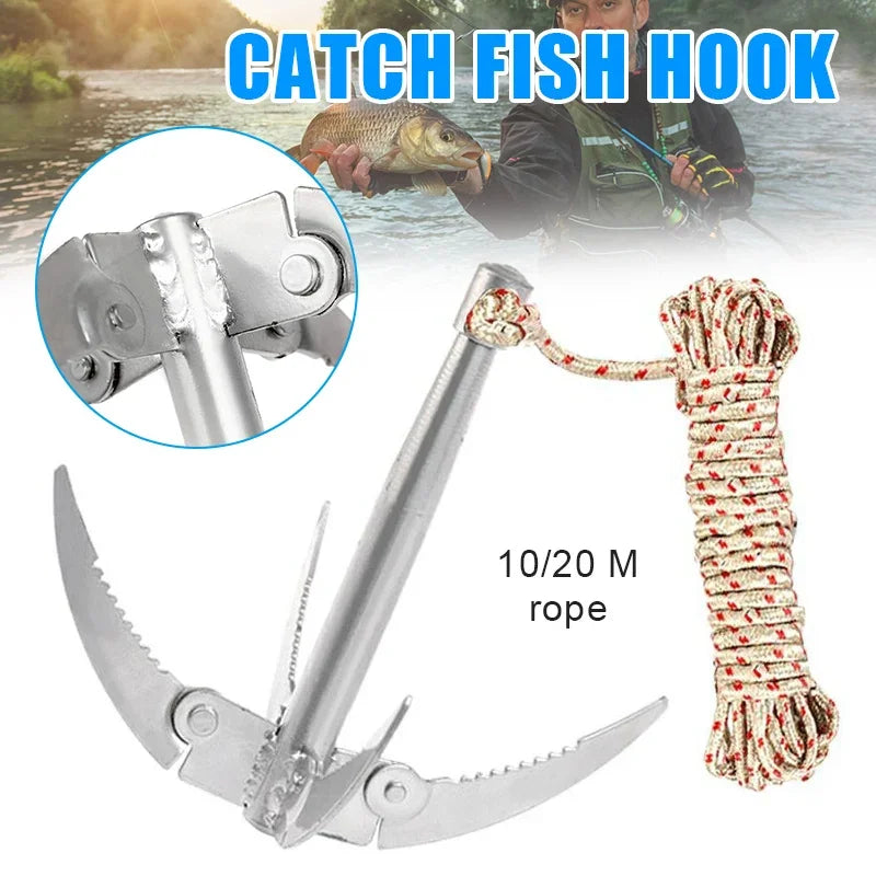 Outdoor Grappling Hook for Fishing Small Boat Canoes Supplies