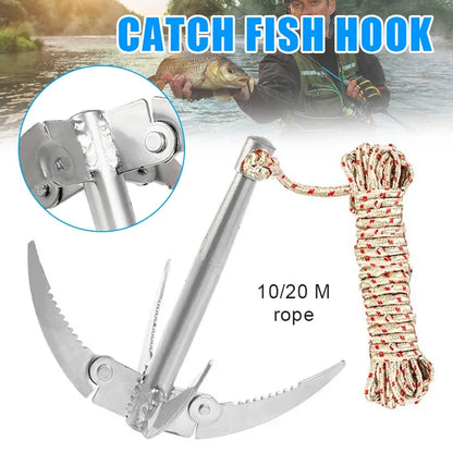 Outdoor Grappling Hook for Fishing Small Boat Canoes Supplies