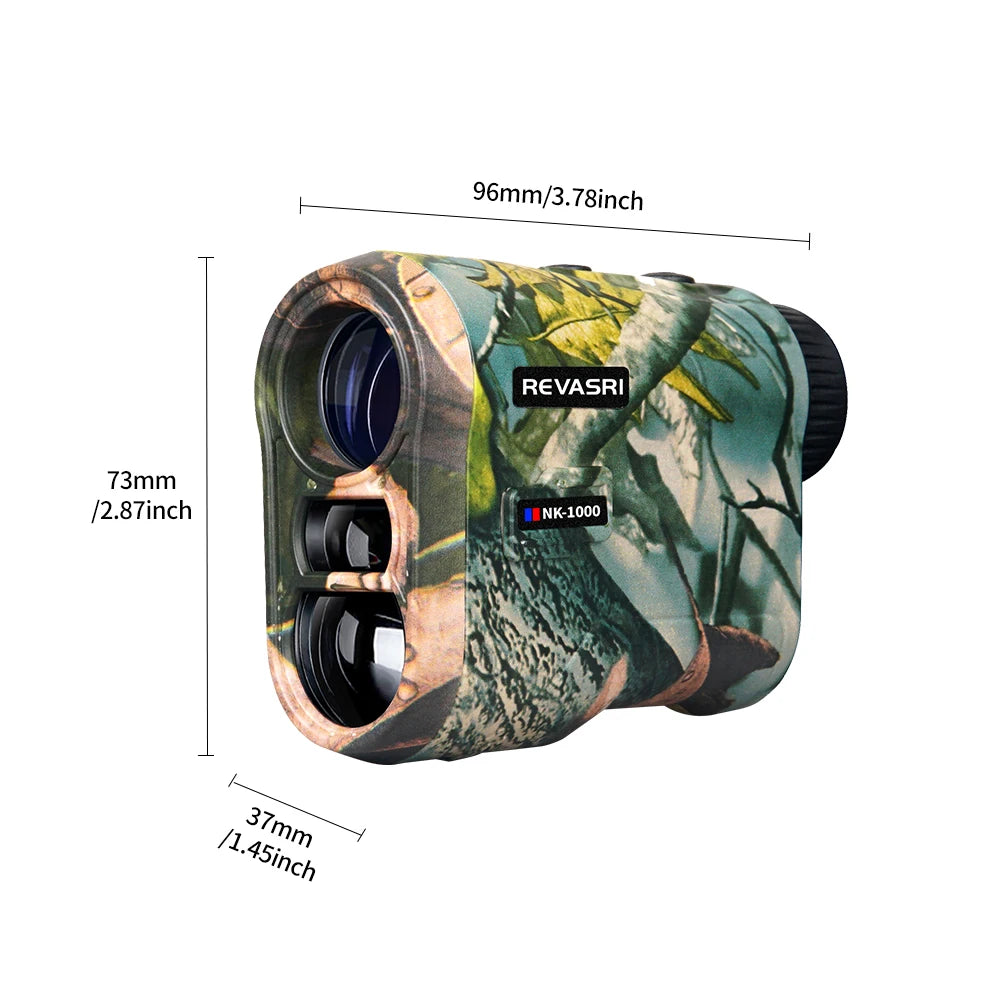 REVASRI Laser Rangefinder 1000M Hunting Range Finder with Rechargeable Battery Outdoor Target Acquisition Technology Monoculars-EXPROTAS