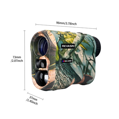 REVASRI Laser Rangefinder 1000M Hunting Range Finder with Rechargeable Battery Outdoor Target Acquisition Technology Monoculars-EXPROTAS