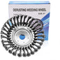 Weed Brush Trimmer Head Steel Wire Wheel Universal Garden Parts 6/8/10 Inch