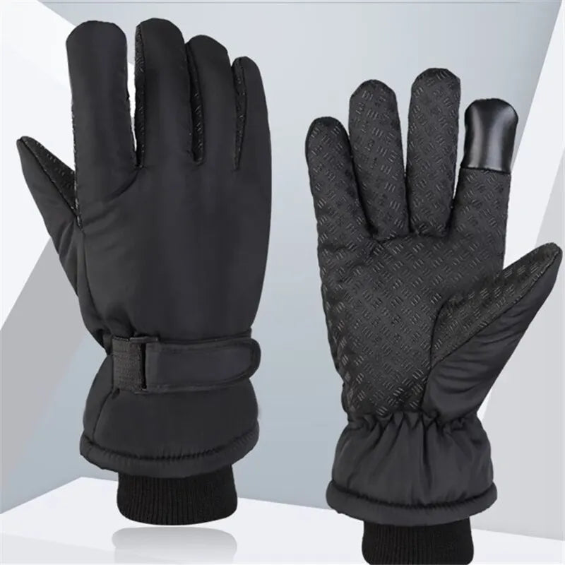 Ski Gloves Winter Waterproof Thermal Warm Touchscreen Cycling Mittens