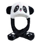 Funny Ear Hat Plush Rabbit Animal Cap for Party Teens Headwear