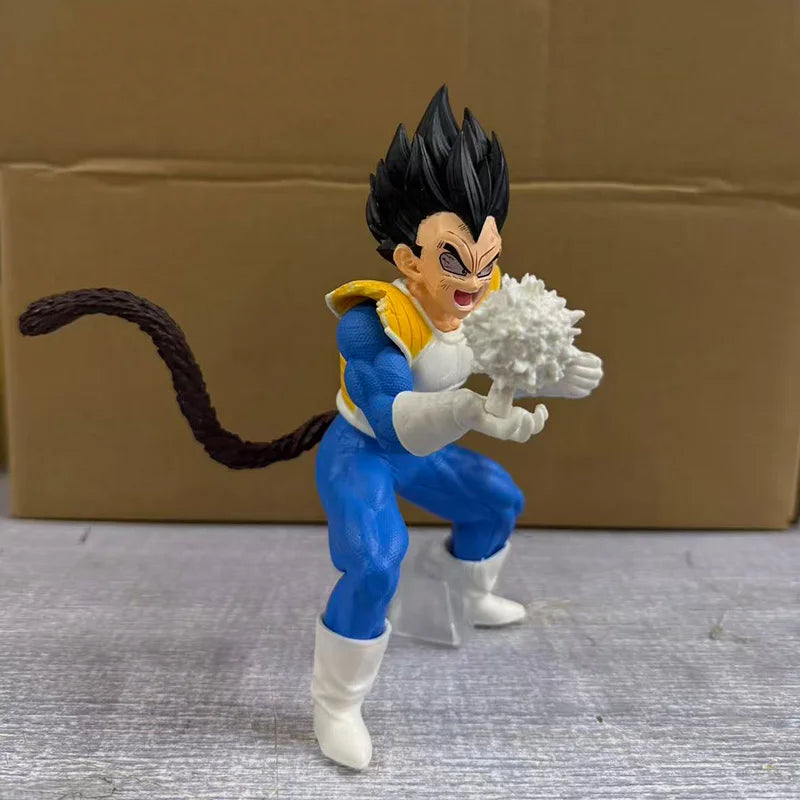 17cm Dragon Ball Z Vegeta Figure Artificial Moon PVC Anime Statue Model Toy