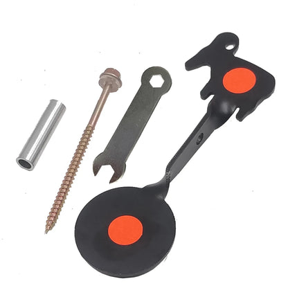 Steel Plinking Spinner Target 5 Animal Options for Slingshot Air Gun