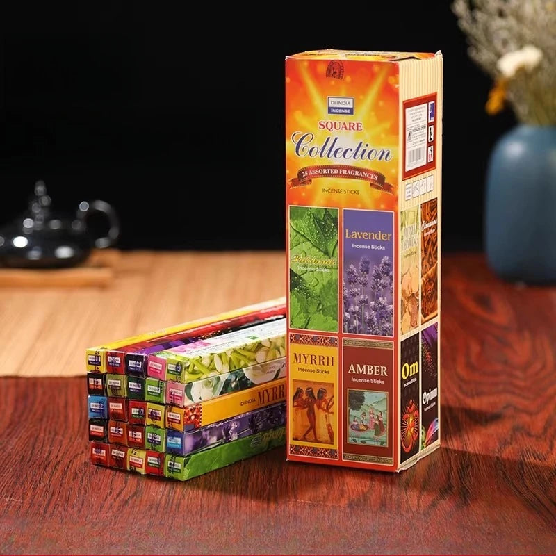 4/10/25 Small Boxes Incense Sticks Mixed Scents for Home Fragrance Meditation