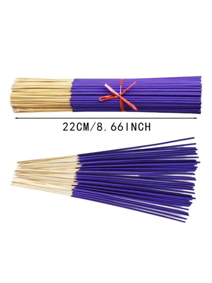 80Pcs Incense Sticks Lavender Fragrance for Families Yoga and Gifts