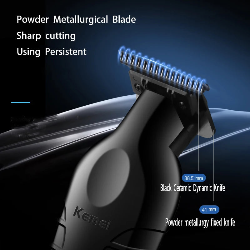Kemei Hair Clipper Professional Cordless Trimmer Electric Shaver Beard Machine