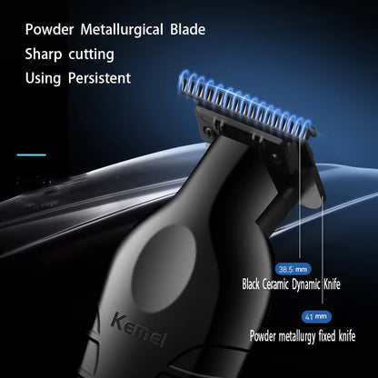 Kemei Hair Clipper Professional Cordless Trimmer Electric Shaver Beard Machine