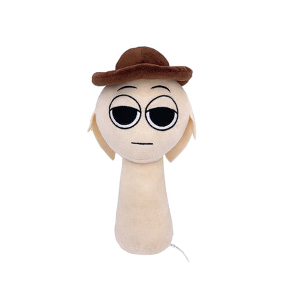 Horror Game Toys Sprunki Plush Soft Stuffed Cartoon Pillow for Kids