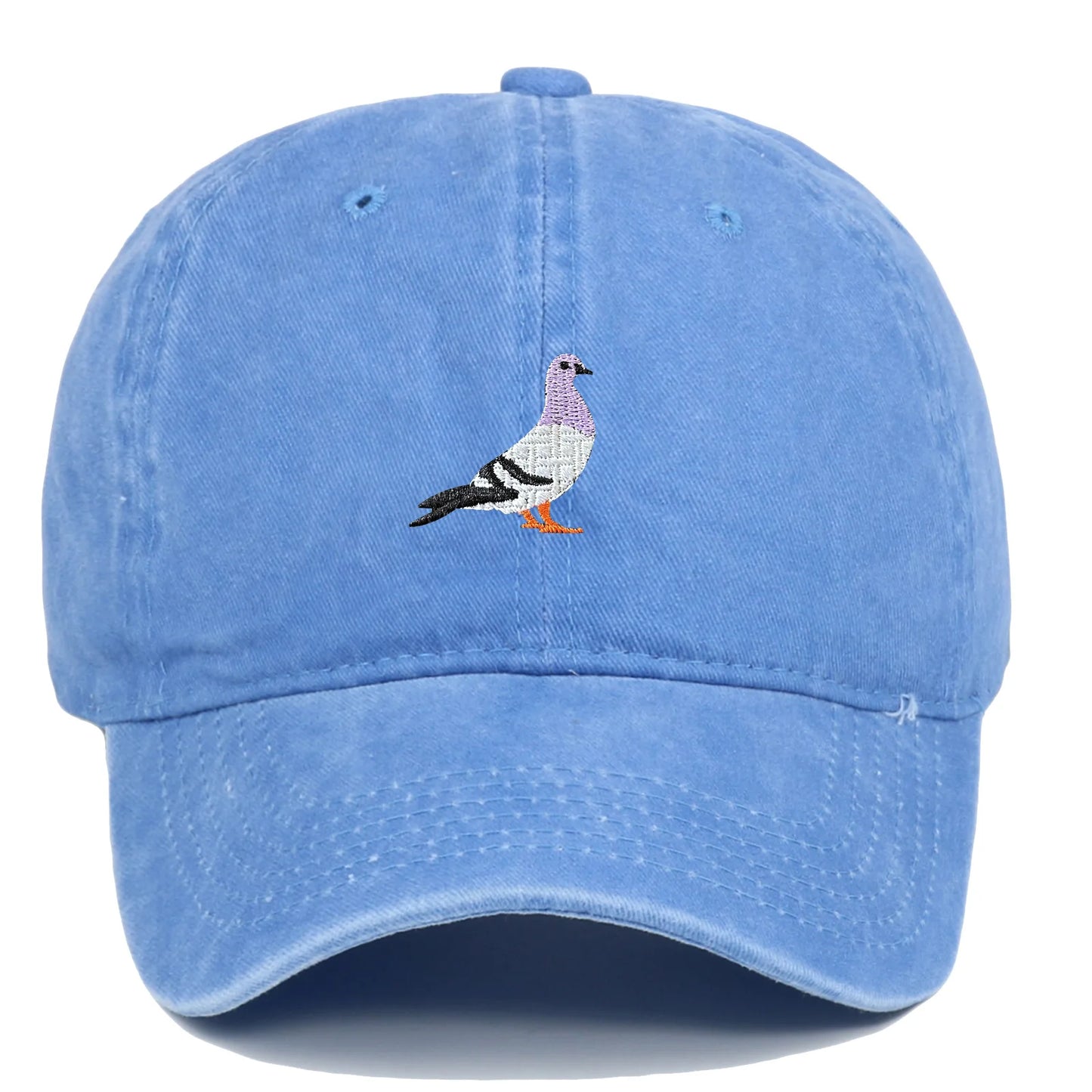 Outdoor Sun Protection Baseball Cap Pigeon Embroidered Unisex Hat