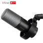 FIFINE K688 XLR/USB Dynamic Microphone with Monitoring Gain Knob Touch Mute for PC Mixer