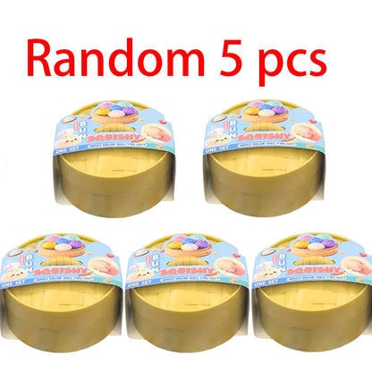 Blind Box Dumpling Squishy Toy Stress Relief 6pcs Colorful Mystery