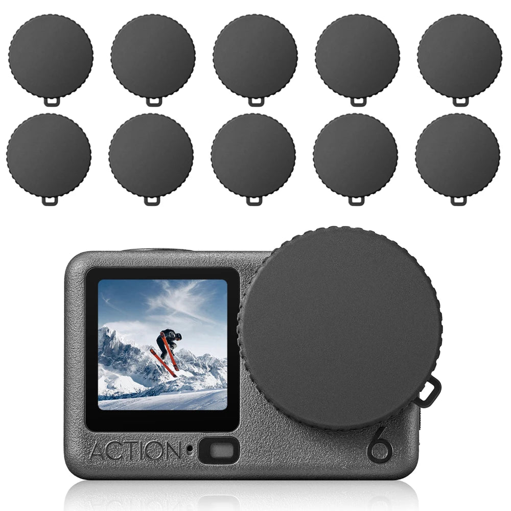 Silicone Lens Cap for DJI Osmo Action 6 Protective Cover Accessories