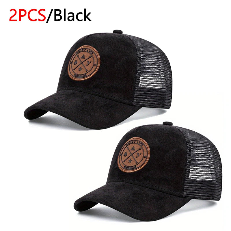 ENJOY LIFE Mesh Baseball Cap, Unisex Snapback, Breathable Street Hip Hop Trucker Hat