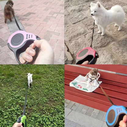 Retractable Dog Leash 3M 5M for Small Big Dogs Walking Traction Rope