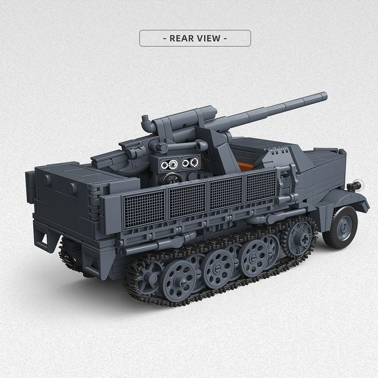 726pcs Building Block Model Military Toy Flak Tank Construction Bricks
