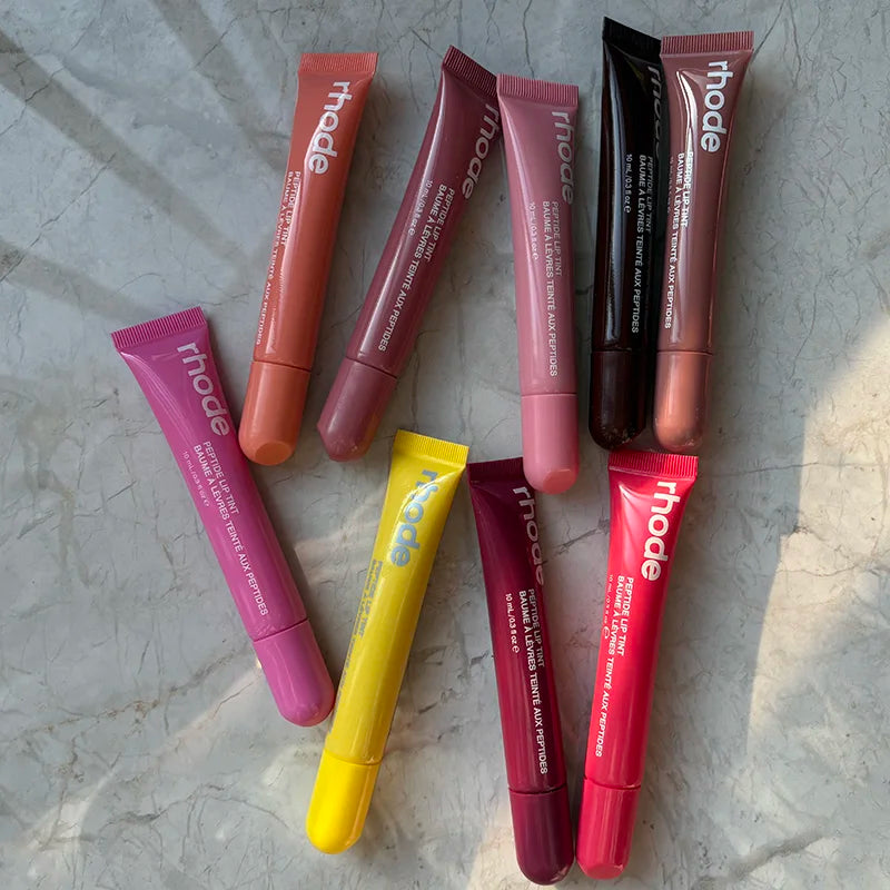 Rhode Shimmer Lipstick Liner Waterproof Gloss Blush Makeup Lemontini