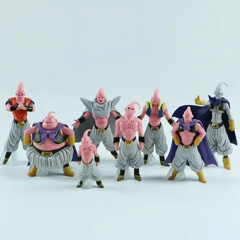8pcs/set  Anime Dragon Ball Z Super Buu Figure Majin Buu Figurine PVC Action Figures Collection Model Toys for Children Gifts-EXPROTAS