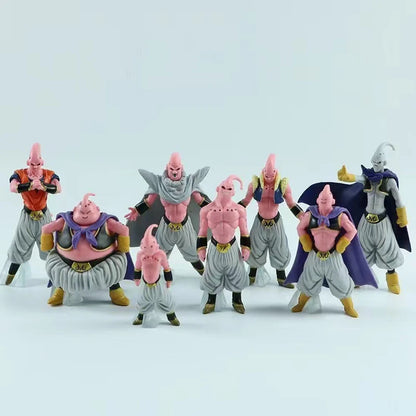 8pcs/set  Anime Dragon Ball Z Super Buu Figure Majin Buu Figurine PVC Action Figures Collection Model Toys for Children Gifts-EXPROTAS