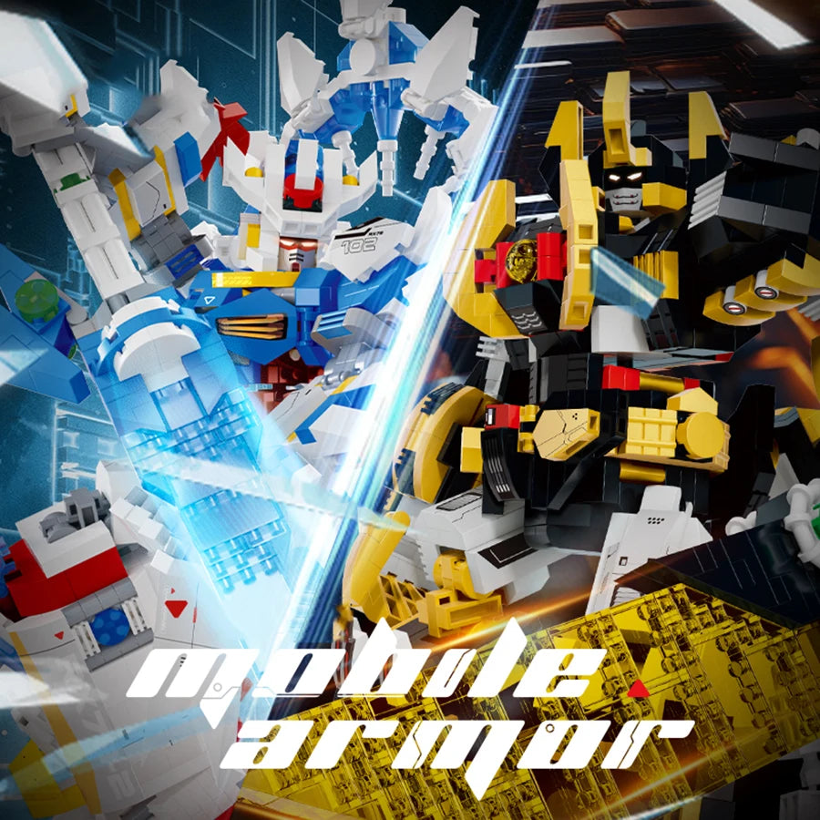 Cool Mecha Building Blocks Action Figures for Boys Gifts