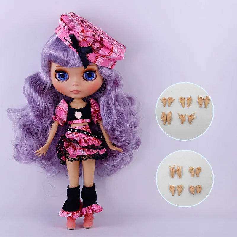 ICY DBS Blythe Doll Tan Skin Matte Face 1/6 BJD Joint Body Neo BL2240