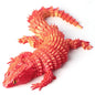 Creative Desk Plants 3D Printed Lizard Statue Ornament for Rockery Fish Tank