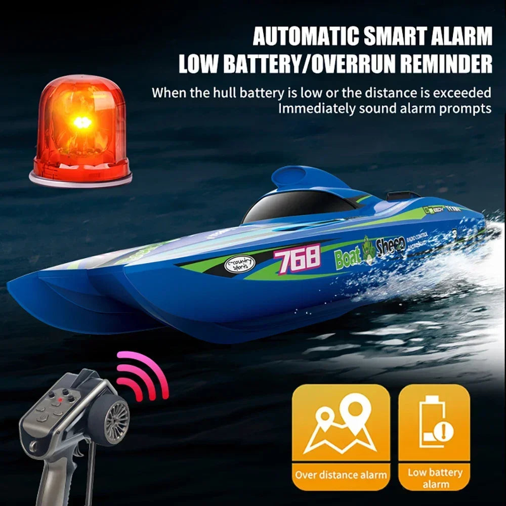 TX768 High-speed Turbojet Speedboat 30km/h 2.4GHz Brushless 2212 Motor Remote Control Speedboat Adult and Children's Toy-EXPROTAS
